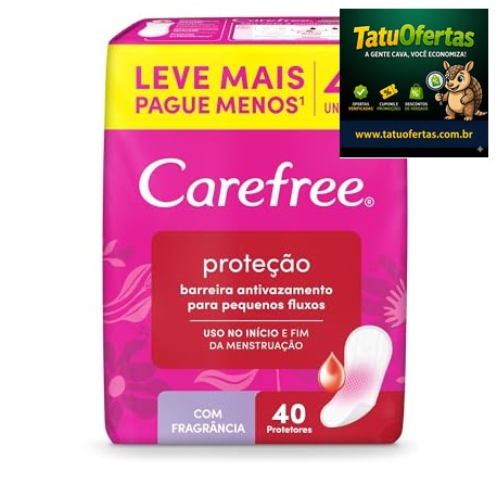 🔵 Carefree Protetor Diário Proteção Com Fragrância, 40un | Amazon
🛒 GARANTA JÁ
🔗
❌ R$ 19,49
🔄 R$