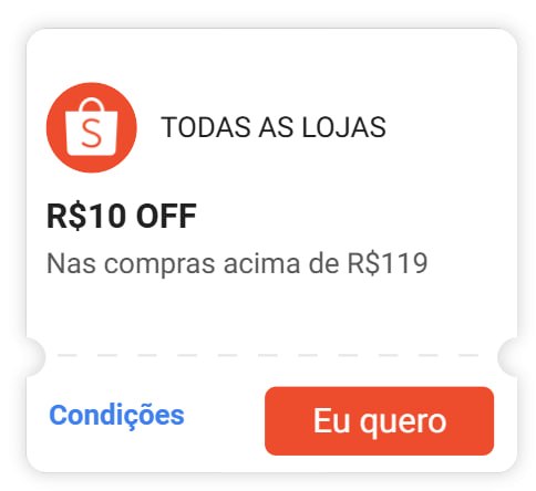 🔥 Novo Cupom Shopee
🎟 R$10 OFF em R$119
✅ Resgate aqui