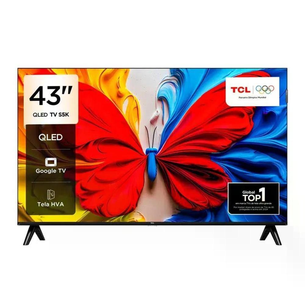 ➡️ Smart TV 43 TCL 43S5K QLED Full HD Google TV Wi-Fi
✅ R$ 1