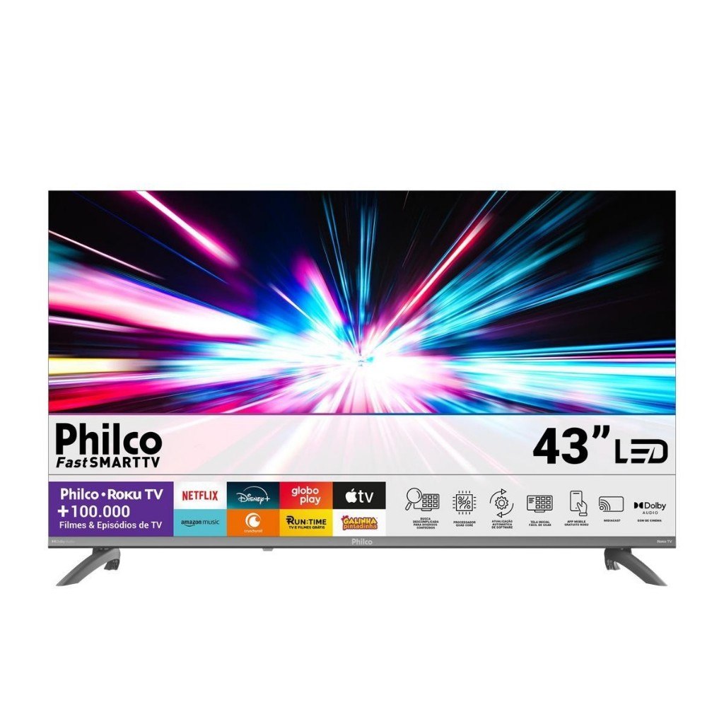 ➡️ Smart Tv Philco 43 Full Hd Roku Tv P43cra
✅ R$ 1.161 😱😱