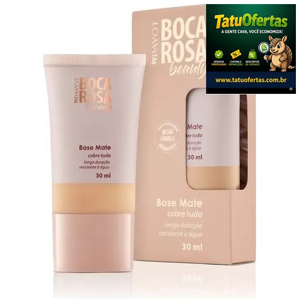 🟡 Base Mate Cobre Tudo Boca Rosa Beauty By Payot 04 - Antonia | Mercado Livre
🛒 GARANTA JÁ
🔗
❌ R$